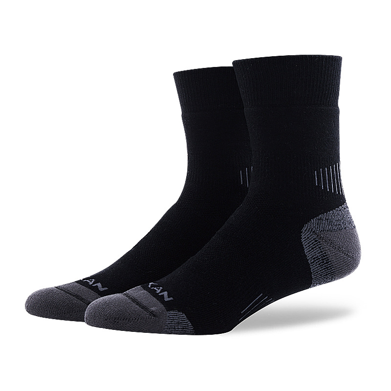 MEIKAN Short Men Terry Compression Socks Warm Breathable Professional Outdoor Sports Socks